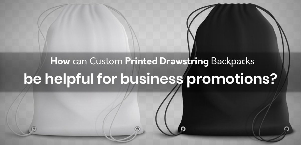 Custom Printed Drawstring Backpacks