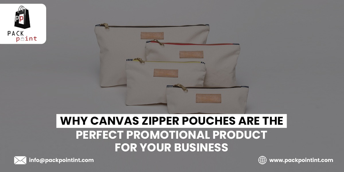 canvas zipper pouches