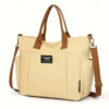 canvas-tote Bag-multi-pockets-shoulder-straps2