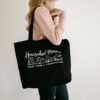 Zippered Tote Bag