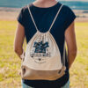 Custom Printed Drawstring Bag for Travel