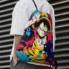 Custom Printed Drawstring Bag for Kids’ Anime