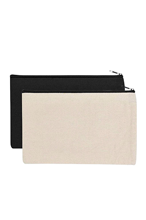 Kids Cotton Zippered Pouch