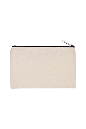 Tiny Cotton Zippered Pouch