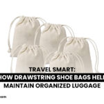 Travel Smart How Drawstring Shoe Bags Help Maintain Organized Luggage