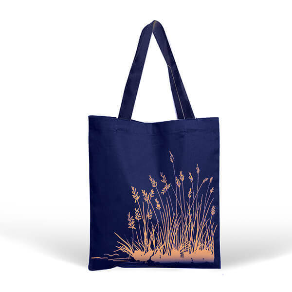 Wheat Pattern Navy Blue