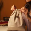 Drawstring Satin Bags