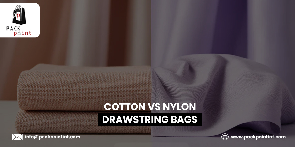 Cotton vs Nylon Drawstring Bags